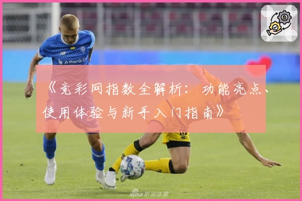 《竞彩网指数全解析：功能亮点、使用体验与新手入门指南》
